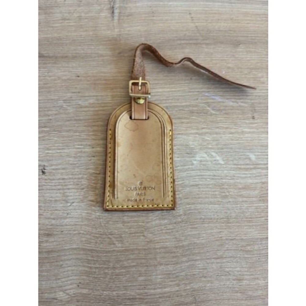 Louis Vuitton authentic id tag